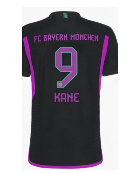 Футбольна форма FC Bayern M&uuml;nchen Harry Kane №9 (чорно-фіолетова), футболка + шорти (форма Кане 9 чорн-фіол_22) 2758794183 фото