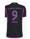 Футбольна форма FC Bayern M&uuml;nchen Harry Kane №9 (чорно-фіолетова), футболка + шорти (форма Кане 9 чорн-фіол_22) 2758794183 фото 6