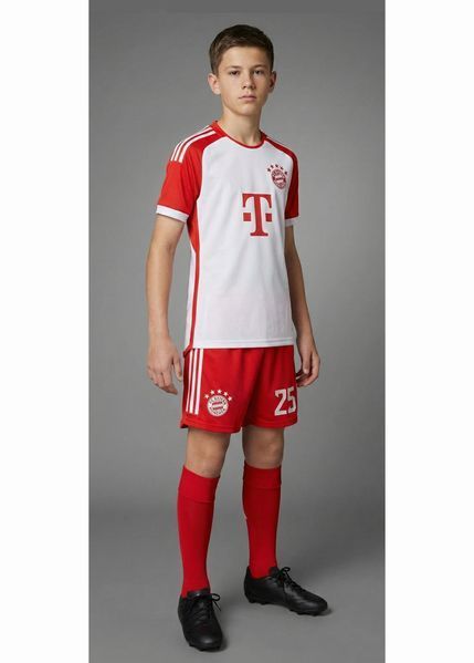Дитяча футбольна форма Bayern Munchen Muler 25 біло-червона (форма 25 Muler черв_22) 2834792543 фото