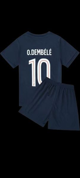 Дитяча футбольна форма PSG №10 Demb&eacute;l&eacute; 25/26 домашня темно-синя (форма ПСЖ №10_22) 2822761570 фото