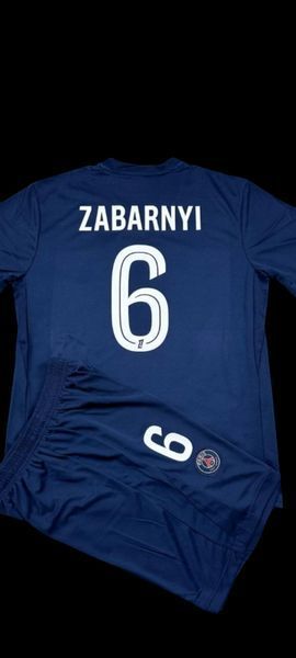 Дитяча футбольна форма PSG №6 Zabarnyi сезон 25/26 домашня темно-синя (форма Забарний синя_22) 2822800329 фото
